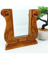 Art Nouveau Hand Carved Wood Picture Frame – Vintage Floral Design, Soli... - $1,545.29 MXN