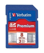 Verbatim 96318 Class 10 SDHC Card (8GB) - £27.19 GBP