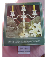 International Silver Company Boston MA Silverplated 3 Lite Candelabrum #... - £36.48 GBP