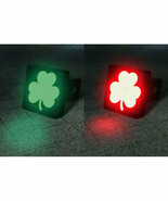 Dual Color Changing Clover Shamrock LED Hitch Cover - Brake Light - $79.95