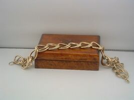 Pre-Owned Vintage Gold Tone Circle Link Choker Chain 14 Inch - $10.88