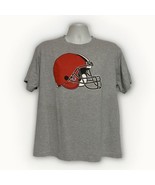 Cleveland Browns Men&#39;s T-Shirt Large Fanatics NFL Football Helmet Logo P... - £6.88 GBP