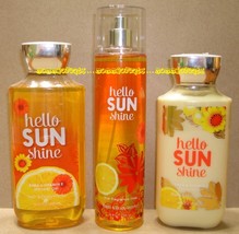 Hello Sunshine Bath and Body Works Fragrance Mist Body Lotion Shower Gel - £29.23 GBP