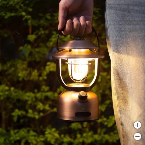 Lepro Lantern Retro Metal LED USB Rechargeable Dimmable Water-Resistant Compact Item image 7