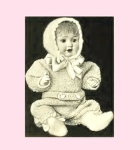 Doll&#39;s Romper Suit Columbia. Vintage Crochet Pattern Toy Clothes. PDF Download - £1.99 GBP