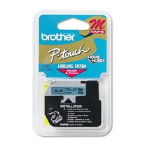 Brother M531 M Series Labeling Tape for P-Touch Labelers, 1/2-Inch W, Bl... - $24.69