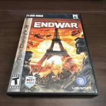 Tom Clancy&#39;s EndWar PC 2009 DVD ROM Ubisoft Video Game Manual - £11.14 GBP