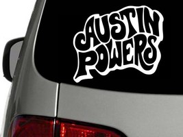 Austin Powers Movie Logo Vinyl Decal Car Sticker Wall Truck Choose Size Color - £2.16 GBP+