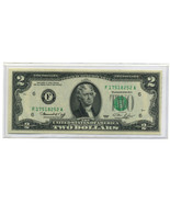 1976 $2 Two Dollar Bill,  See Photos Ungraded in sleeve - £7.57 GBP