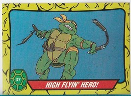 Teenage Mutant Ninja Turtles 1989 TOPPS Card # 37 MICHAELANGELO - £1.18 GBP