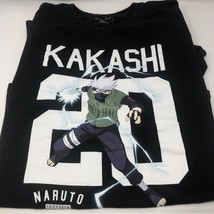 Naruto Shippuden Collection Kakashi Anime Manga T-Shirt Black Men&#39;s Sz L... - $14.85