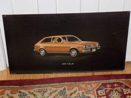 Vintage 1976 Chevrolet Chevette Dealer Display Sign - $49.50