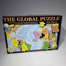 The Global Puzzle Jigsaw Puzzle A Broader View 600 Pieces #151 NOB Sealed - $29.95