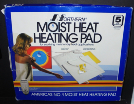 Vintage Northern Moist Heat Heating Pad Soothing Moist or Dry Heat Appli... - £22.48 GBP