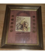 Vintage American Indian Head Pennies Set Framed 10x12 - $54.51 CAD