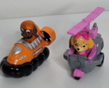 Lot of 2 Paw Patrol Rescue Racers Skye Zuma Spin Master - $9.99