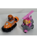 Lot of 2 Paw Patrol Rescue Racers Skye Zuma Spin Master - £7.82 GBP