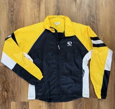 Vintage Pearl Izumi Cylcing Jacket Windbreaker Medium Black Yellow EUC - $26.73