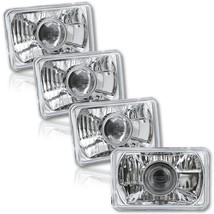 4X6 6000K HID Crystal Clear Glass Projector Headlight H4 Light Bulb Head... - £157.99 GBP