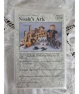 Vintage Noahs Ark with Soft Dolls Pattern CreaNavity #1330 Wooden Ark So... - $28.99