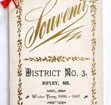 1907 Ripley Main School Pupil List Winter Term District Number 3 Souveni... - £56.40 GBP