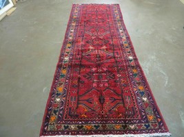 3&#39; 4&quot; X 10&#39; Antique Hand Made Turkish Wool Runner Rug - £422.25 GBP