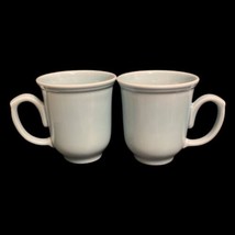 Threshold WELLSBRIDGE  2-Mugs Aqua blue Coffee Tea Stoneware Cups - $23.76