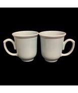 Threshold WELLSBRIDGE  2-Mugs Aqua blue Coffee Tea Stoneware Cups - £18.77 GBP