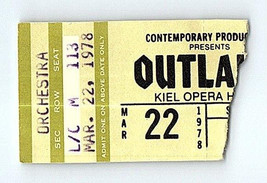 Outlaws Konzert Ticket Stumpf März 22 1978 St.Louis Missouri - £38.81 GBP