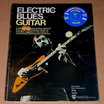 Electric Blues Guitar Instruction Book Vintage 1977 Green Note Music Buchanan - £31.96 GBP