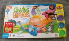 Chutes and Ladders Board Game New Sealed Bonus Play-Doh 2/4 Players Ages 3 &amp; Up - £16.03 GBP