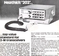 1975 Heath Co Heathkit 202 2-M Transceiver Advertisement Electronics DWLL13 - $482.51 MXN