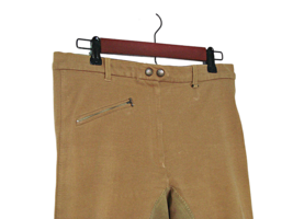An item in the Sporting Goods category: EQUI Comfort Equestrian Breeches Riding Pants Womens Tan Riding Stretch Size 32