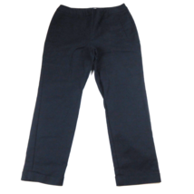 CHICO&#39;S navy blue cuffed cropped Pants Size 1 - £12.89 GBP