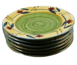 6X  Pier 1 Elizabeth 8 1/4&quot; Salad Plates - $57.51