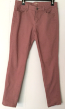 Ann Taylor Loft jeans women 8 pink denim modern skinny - $12.42