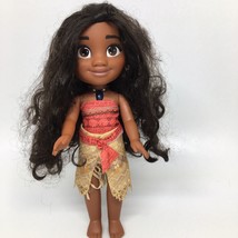  Moana Singing And Talking Doll with Light Up Necklace 13&quot; tall - Works - £13.21 GBP