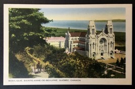 Basilique Sainte Anne De Beaupre Quebec Canada Horse Carriage UNP VNG Postcard - £2.98 GBP