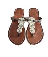 Her Best Foot Forward Slip On Beaded Thing Footwear Size 9 - $20.00