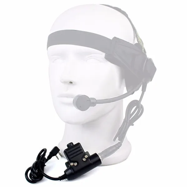Sporting A U94 PTT Cable A  Military Headset Adapter Z113  for Walkie Talkie A A - £31.87 GBP