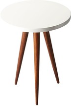 Bunching Table Nesting Tables Contemporary Round Top Butler Loft White - £416.87 GBP