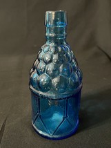 Vintage Wheaton Blue Glass McGivers American Army Bitters Bottle - £9.58 GBP