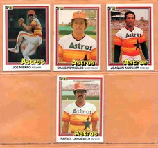 1981 1985 Donruss Houston Astros Team Lot 21 Phil Garner Terry Puhl Alan Ashby ! - $3.99