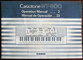 Casio Casiotone MT-500 Electronic Keyboard Original Owner&#39;s Users Manual... - $273.61 MXN