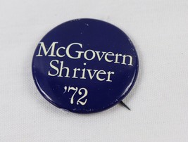VINTAGE 1972 George McGovern Shriver Lot of 2 Pinback Buttons - £7.77 GBP