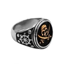 STYLE JEWELRY Trendy 316L Stainless Steel Skull &amp; Crossed Swords / Pirate Theme - £13.57 GBP