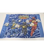 Vintage 2002 Power Rangers Wild Force Standard Size Pillowcase Single  - $14.84