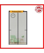 Upgraded Magnetic Screen Door with 36 Strong Magnets - 36x80 Inch, Black - $844.17 MXN