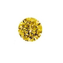 Natural Diamond 1.9mm Round VS Clarity Vivid Yellow Color Brilliant Cut Fancy Lo - £30.14 GBP