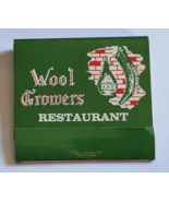 WOOL GROWERS RESTAURANT BAKERSFIELD CALIFORNIA USA ADVERTISING MATCHBOOK... - $26.04 CAD